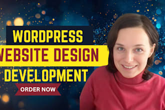 create wordpress business website design redesign wordpress elementor website
