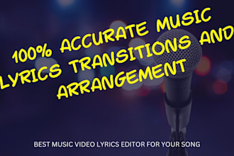 completely accurate music lyrics video for hiphop, rap, blues or more