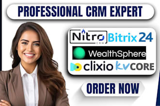 bitrix24 nitro crm integration clixio wealthsphere kvcore brivity crm automation