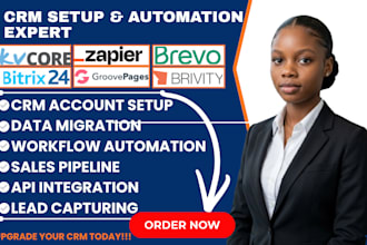 do bitrix24 zapier integration brevo groovepages kvcore brivity crm automation