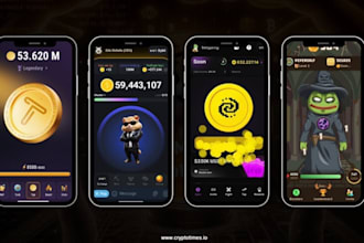 build telegram mini app, telegram crypto game bot tap game