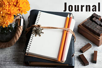 create a journal, kdp journal, workbook design, planner design, journal design