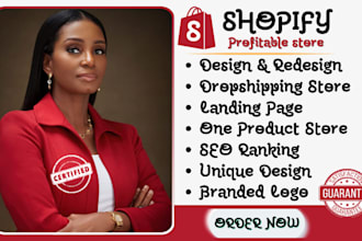design, redesign shopify store, shopify dropshipping store, shopify website
