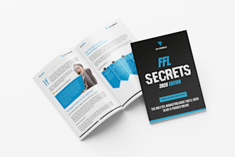 design ebooks, workbooks, lead magnets and PDF documents