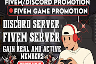 do fivem game discord server organic promotion and sql, dayz growth ads promote