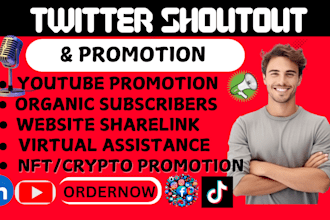 promote twitter shoutout, crypto users share link to fb ig etsy to 70m audience