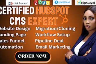 set up hubspot crm hubspot website gohighlevel landing page hubspot automation