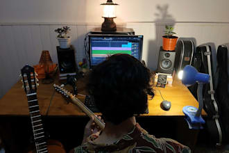 record professional nylon, acoustic or electric guitar