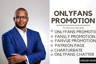 do onlyfans chatter, fanvue, fansly, feetfinder, patreon page promotion
