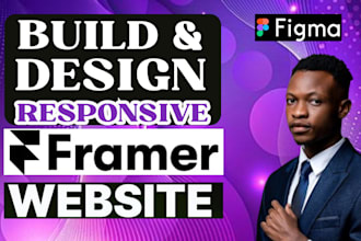 build framer website design fix figma to framer redesign web landing page expert