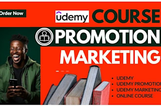 do viral udemy video online course digital social media marketing book promotion