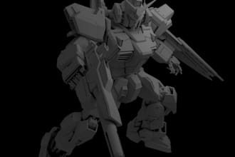 buid paint and customize your gundam, gunpla commission