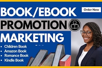 do linkedin amazon kindle book ebook marketing, wattpad, udemy, tiktok promotion