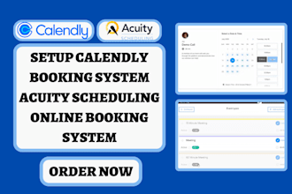 setup calendly booking acuity scheduling appointment setting integration