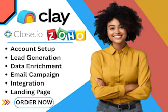 clay com workflow clay com close io zoho crm campaign zoho books zoho forms