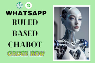 set up whatsapp chatbot and custom chatbot or api whatsapp chatbot integration