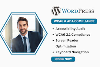 do wordpress site accessibility optimization for ada compliance, wordpress audit