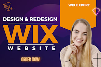 build wix website, wix website design, or wix redesign