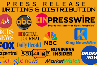 do press release writing, press release distribution, submit press release