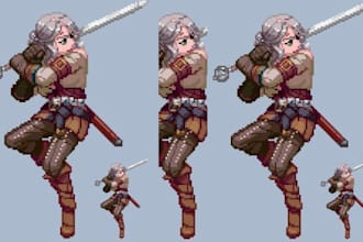 create any pixel art animation for stream, lofi, or games