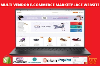 develop dokan pro wordpress multi vendor ecommerce website marketplace website