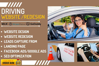 driving school website booking software wordpress driving school redesign
