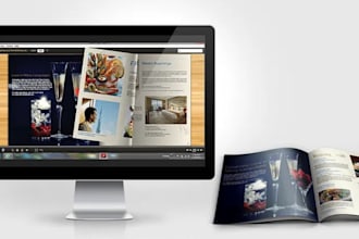 create stunning menu and magazines flipbooks with interactive design