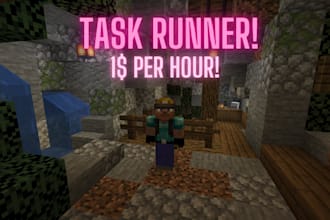 be your task runner in minecraft