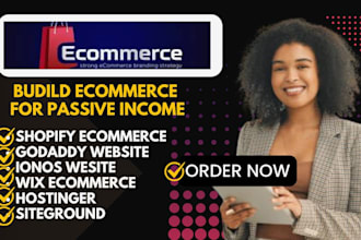 setup ecommerce website using squarespace wix shopify godaddy siteground ionos