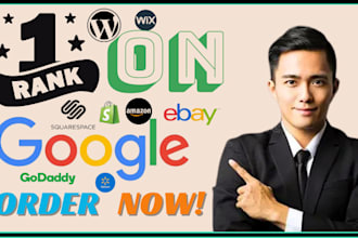 setup faire ecwid squarespace shopify wordpress goddady amazon walmart ebay SEO