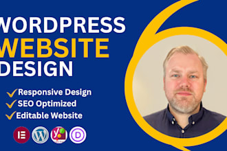 develop custom wordpress business or booking website design with SEO