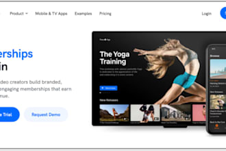develop live streaming website, video streaming app, ott app