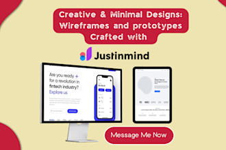 design website mobile app wireframe prototype justinmind figma
