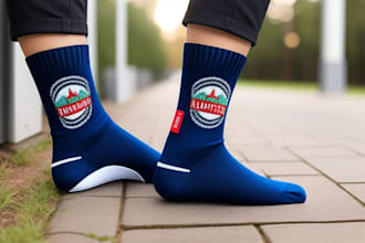 design a unique socks design for your brand