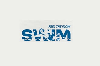 make professional new board swim company logo