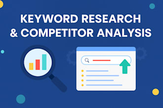 do SEO keywords research and competitor analysis