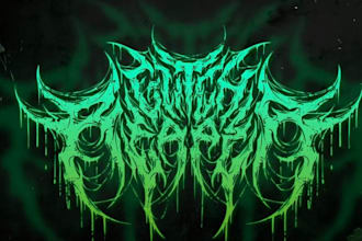 design your black, slamming, brutal, death metal logo