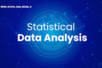 do statistical data analysis in  spss, jamovi and SAS