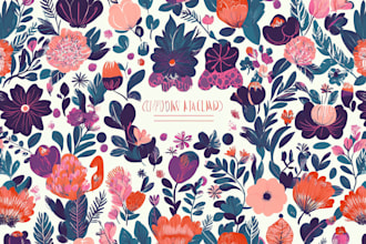 do seamless pattern design for babies textile