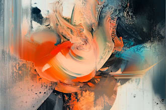 make a stunning work of abstract scribbling art