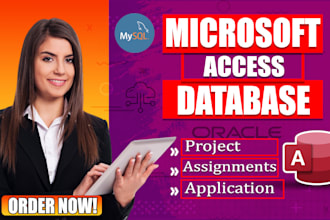 develop microsoft access database project and assignments