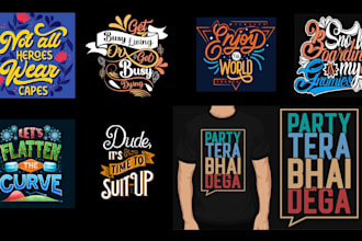custom t shirt for typographic ,vintage design