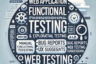 do exploratory testing and functional testing of web applications