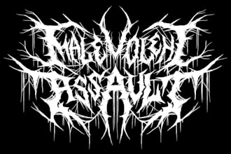 do a metal,hardcore,heavy metal, black metal band logo