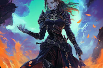 create your unique dnd character art