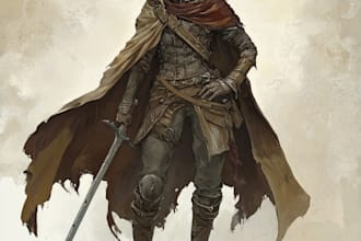 design a dnd character art and dnd character art