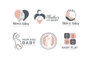 do baby shop, kids store or goods for children logo