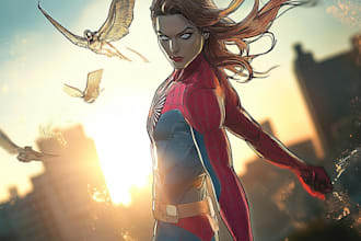 design superhero character for your comic or story
