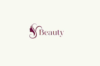 create minimalist and professional beauty logo design