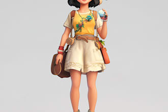 make character art for games and game character art